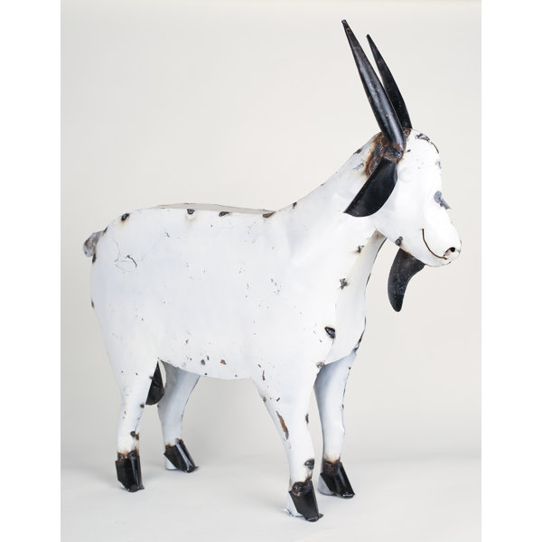 Metal Goat Yard Art Wayfair